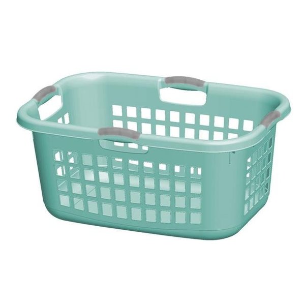 Sterilite Corporation Sterilite 6366314 Plastic Laundry Basket; Green - Case of 6 6366314